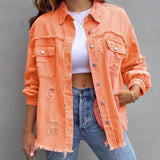 **PREORDER** Distressed Denim Jacket