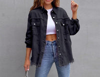 **PREORDER** Distressed Denim Jacket