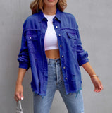 **PREORDER** Distressed Denim Jacket