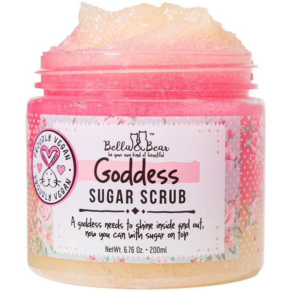 Bella & Bear - Goddess Sugar Scrub, Body Scrub, with added Soap 6.7oz