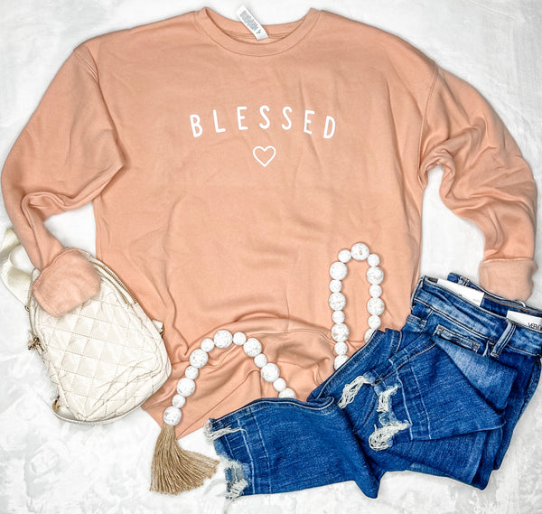 Blessed Peach Sweatshirt