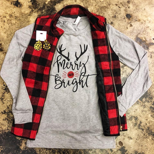 Merry and Bright Longsleeve tee