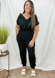 Felicia Faux Wrap Jumpsuit