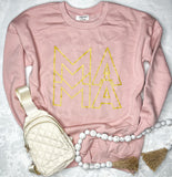 Mama Pink Pocket Sweatshirt