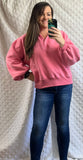 Ashten pullover- bubblegum pink