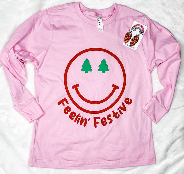 Feelin’ Festive Longsleeve tee