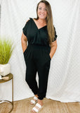Felicia Faux Wrap Jumpsuit