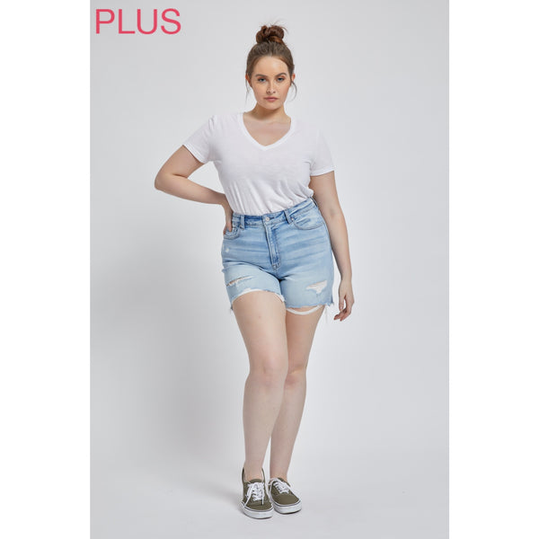 Mica Denim - HIGH RISE SHORTS